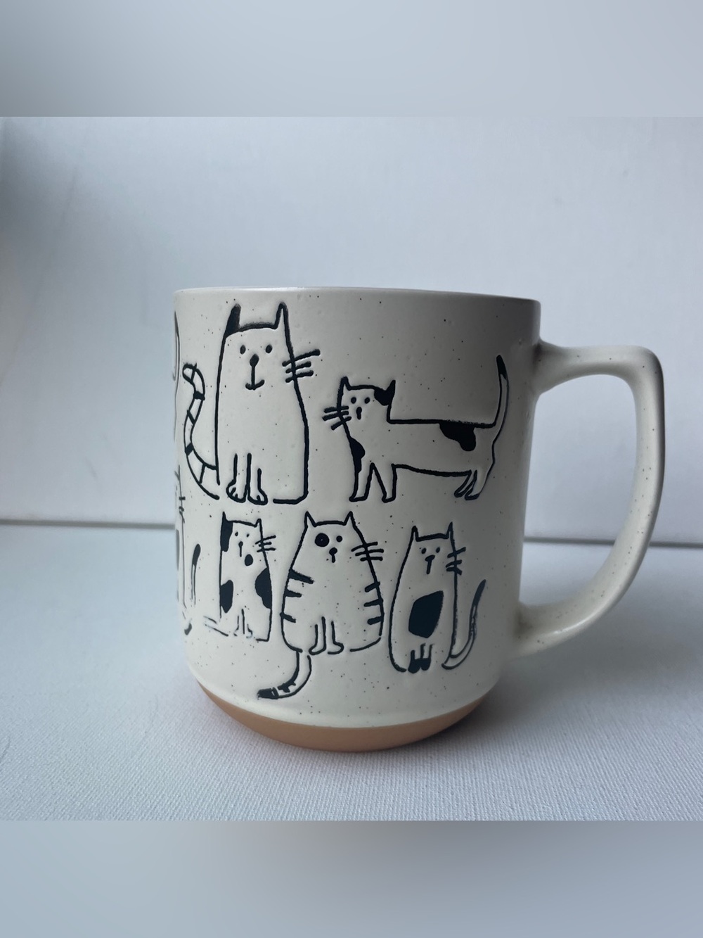 New Spectrum Designz “Crazy Cat” Ceramic Coffee Tea Mug 17 OZ